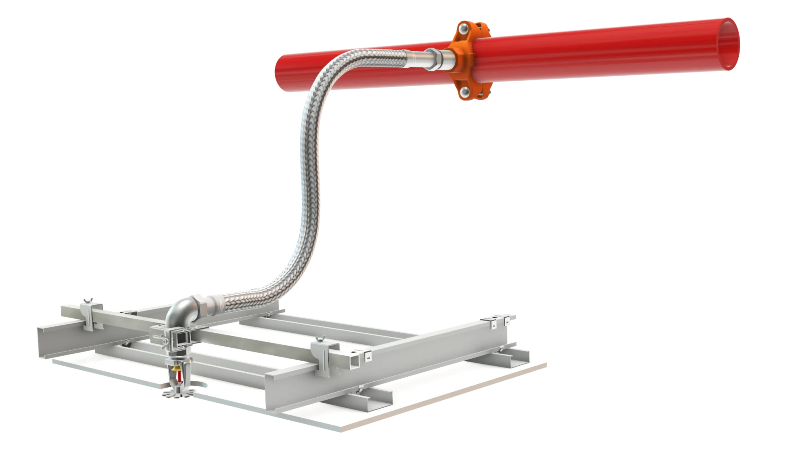 ตัวอย่างการติดตั้ง 115 Pendent J-Clamp